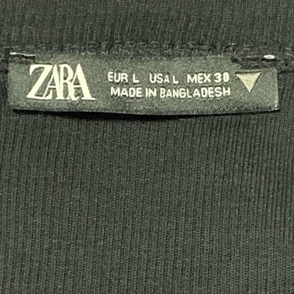 Zara Ruched Ribbed Tank Top TRF - Picture 4 of 5